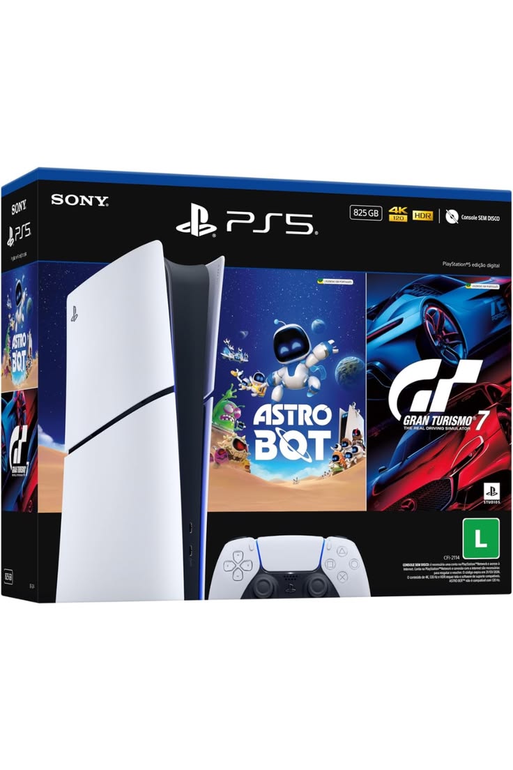 PS5 SLIM LECTOR 1TB + ASTRO BOT Y GT7